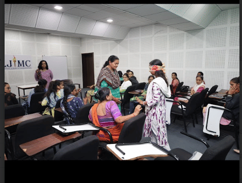L J Institute of Media and Communications Ahmedabad Communication training sewa photo 3
